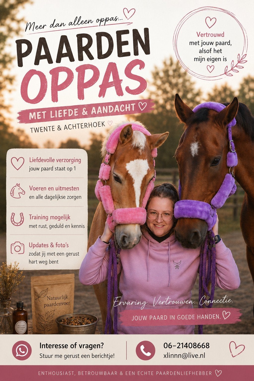Paarden oppas aangeboden, Dieren en Toebehoren