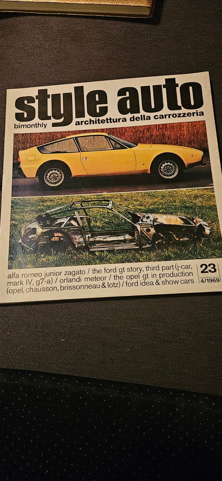 Style Auto Magazine - Editie 4/1969 met Alfa Romeo Zagato, Ophalen of Verzenden, Gelezen, Alfa Romeo, Diverse auteurs