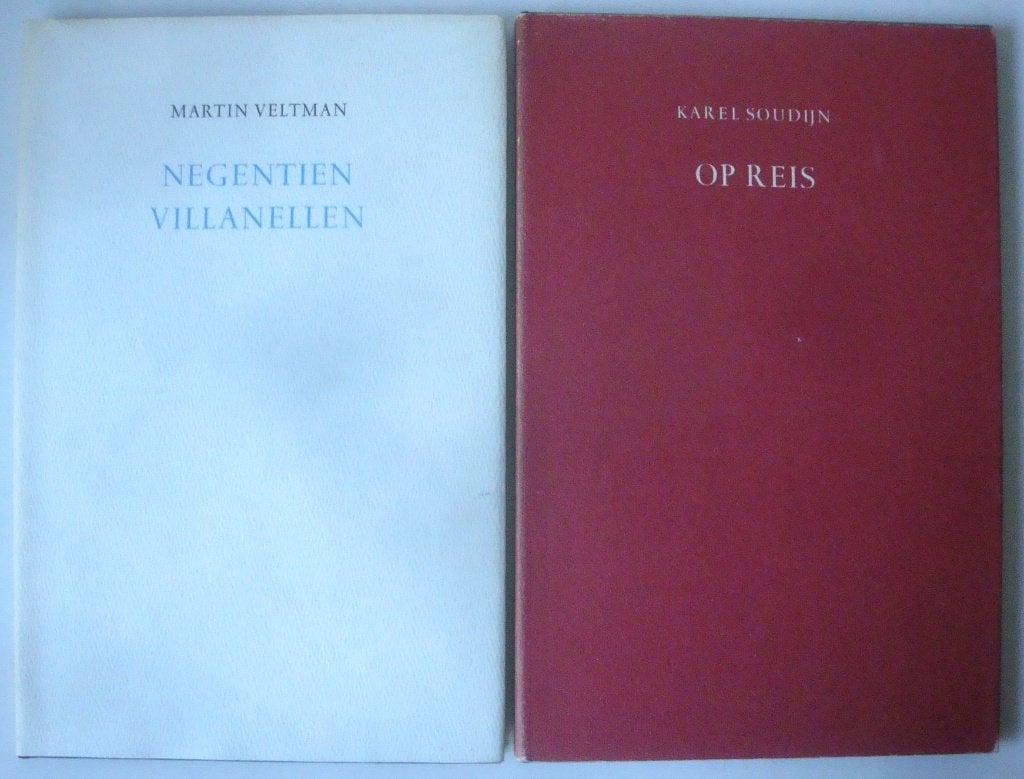 Martin Veltman Negentien Villanellen + Karel Soudijn Op reis, Ophalen of Verzenden, Zo goed als nieuw, Martin Veltman + Karel Soudijn