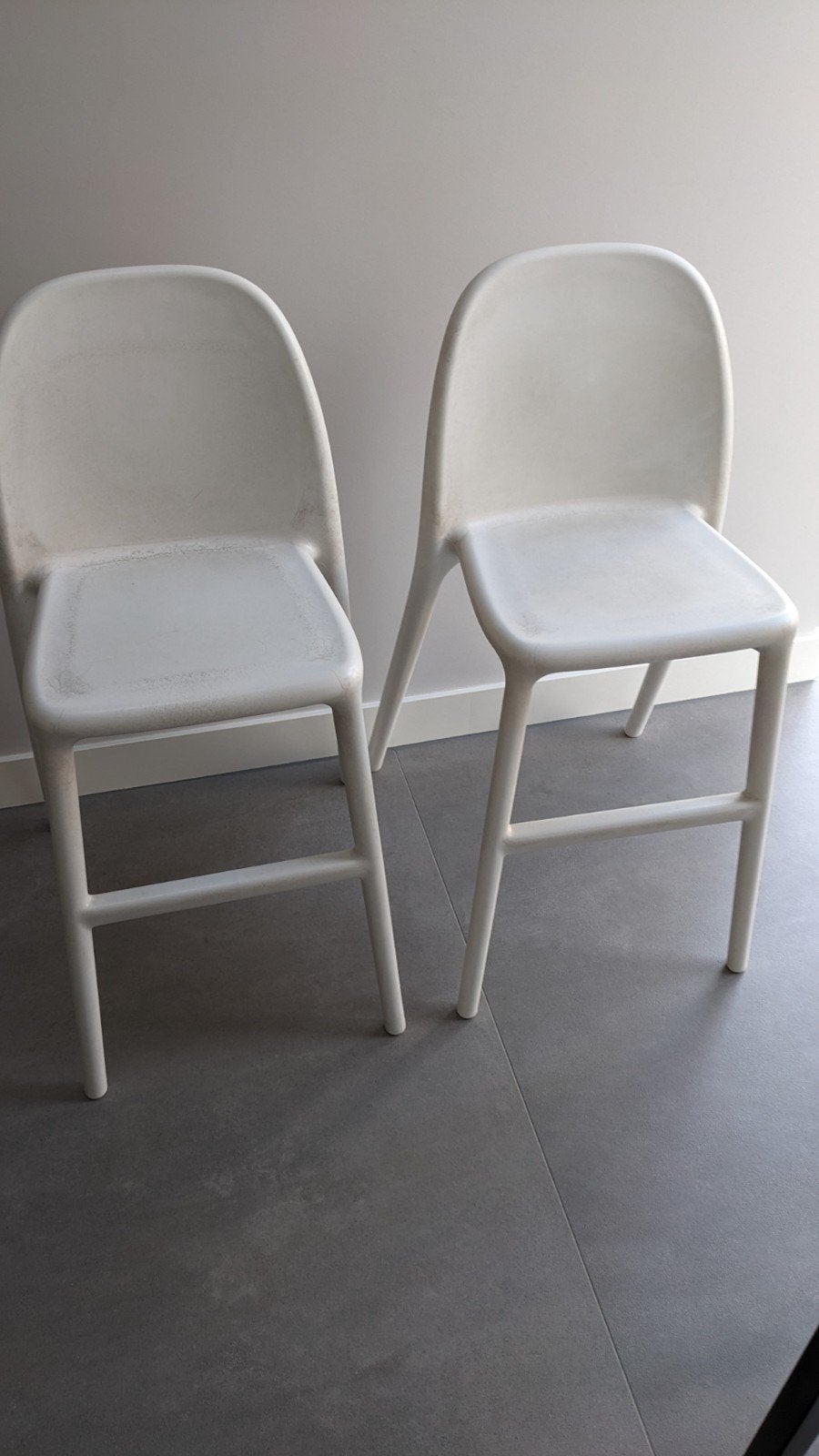 2x Ikea Urban Kinderstoel, Ophalen, Gebruikt, Wit, Twee