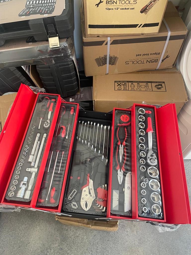 BSN Tools Gereedschapskist 85-delig, Ophalen of Verzenden, Gevuld, Nieuw
