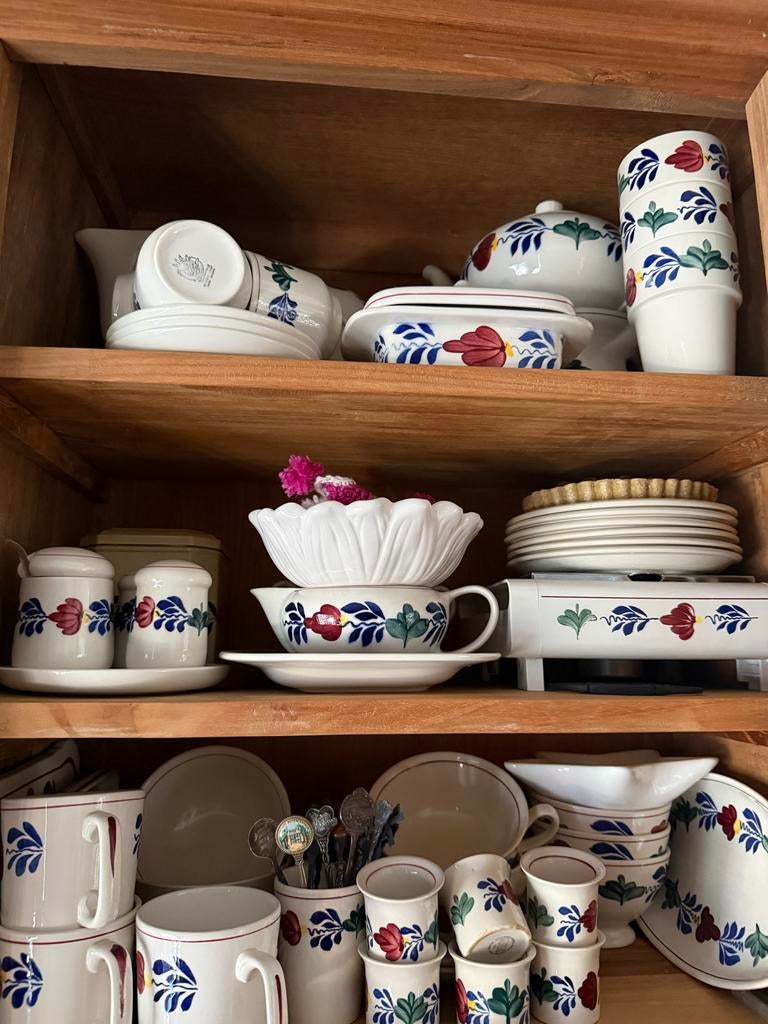 Boerenbont Servies - Diverse Stukken, Huis en Inrichting, Keuken | Servies, Ophalen, Gebruikt, Aardewerk, Boerenbont