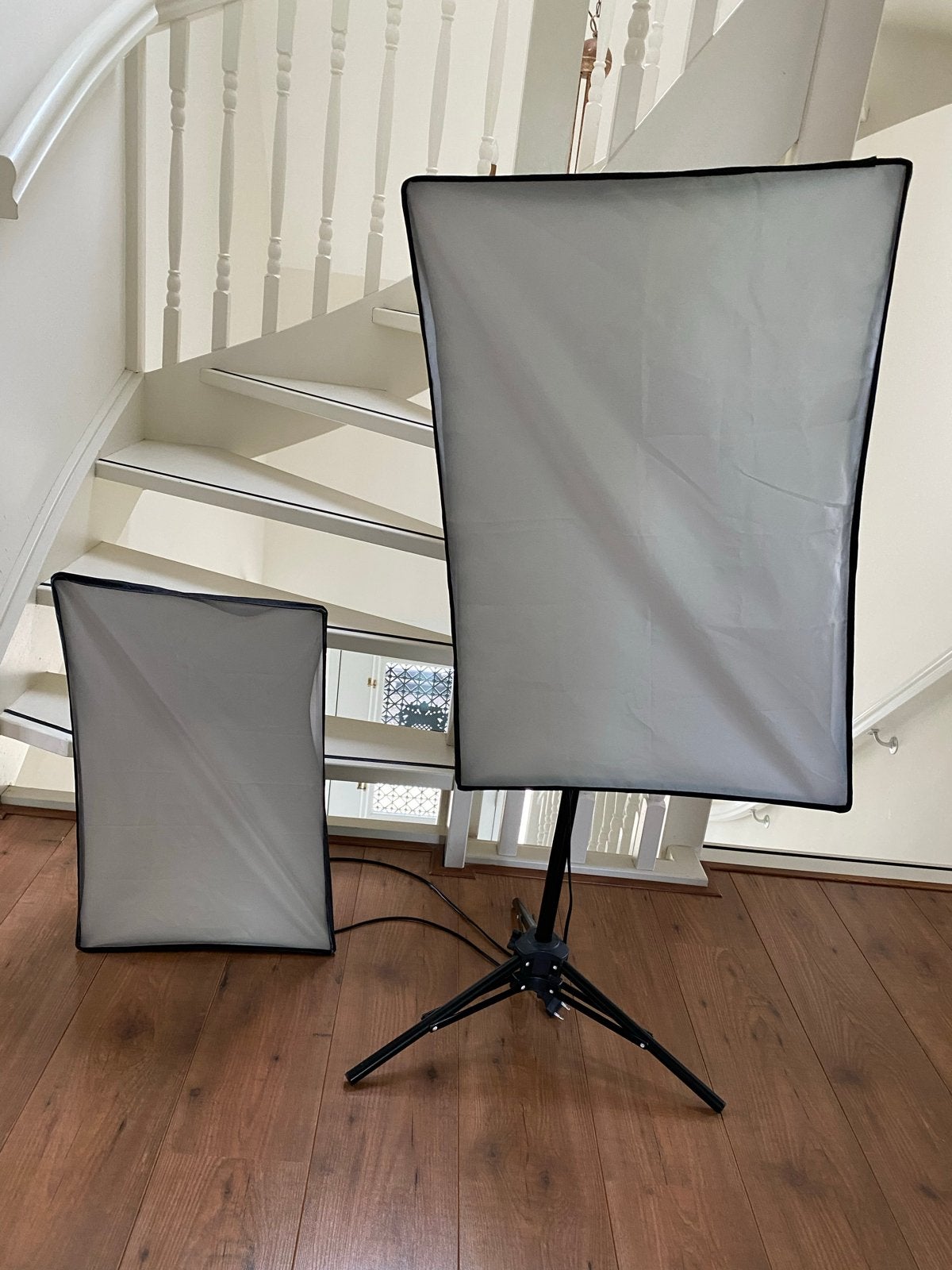 Fotostudio Softbox Set met Statief Lampenen 50,00, Ophalen, Gebruikt, Complete fotostudio, Inclusief lampen