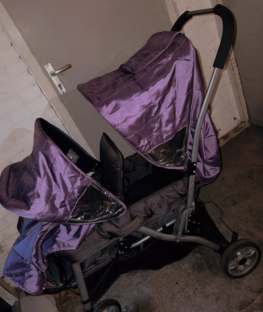 Duo buggy inklapbaar, Kinderen en Baby's, Ophalen, Zo goed als nieuw, Overige merken, Duomodel