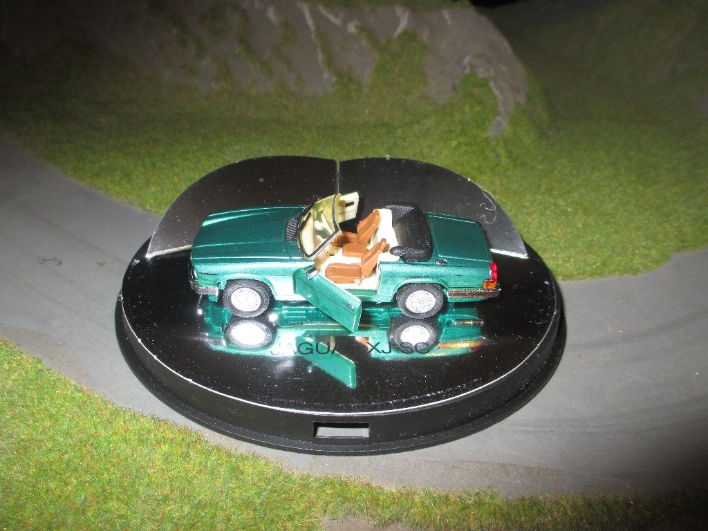 1:60 Jaguar XJ/SC Majorette DeLuxe groen-metallic bruin int., Ophalen of Verzenden, Nieuw, Auto