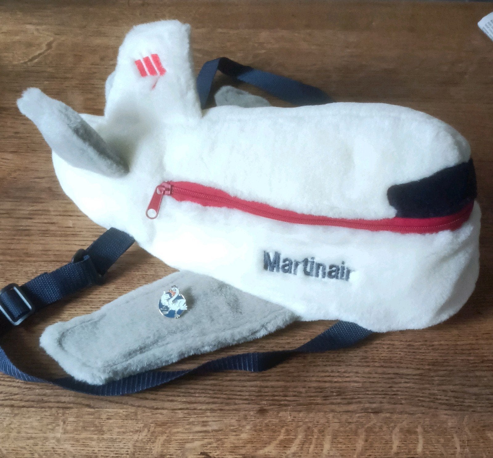 Martinair kinder rugzak met gratis KLM speldje, Ophalen of Verzenden, Gebruikt, Overige typen