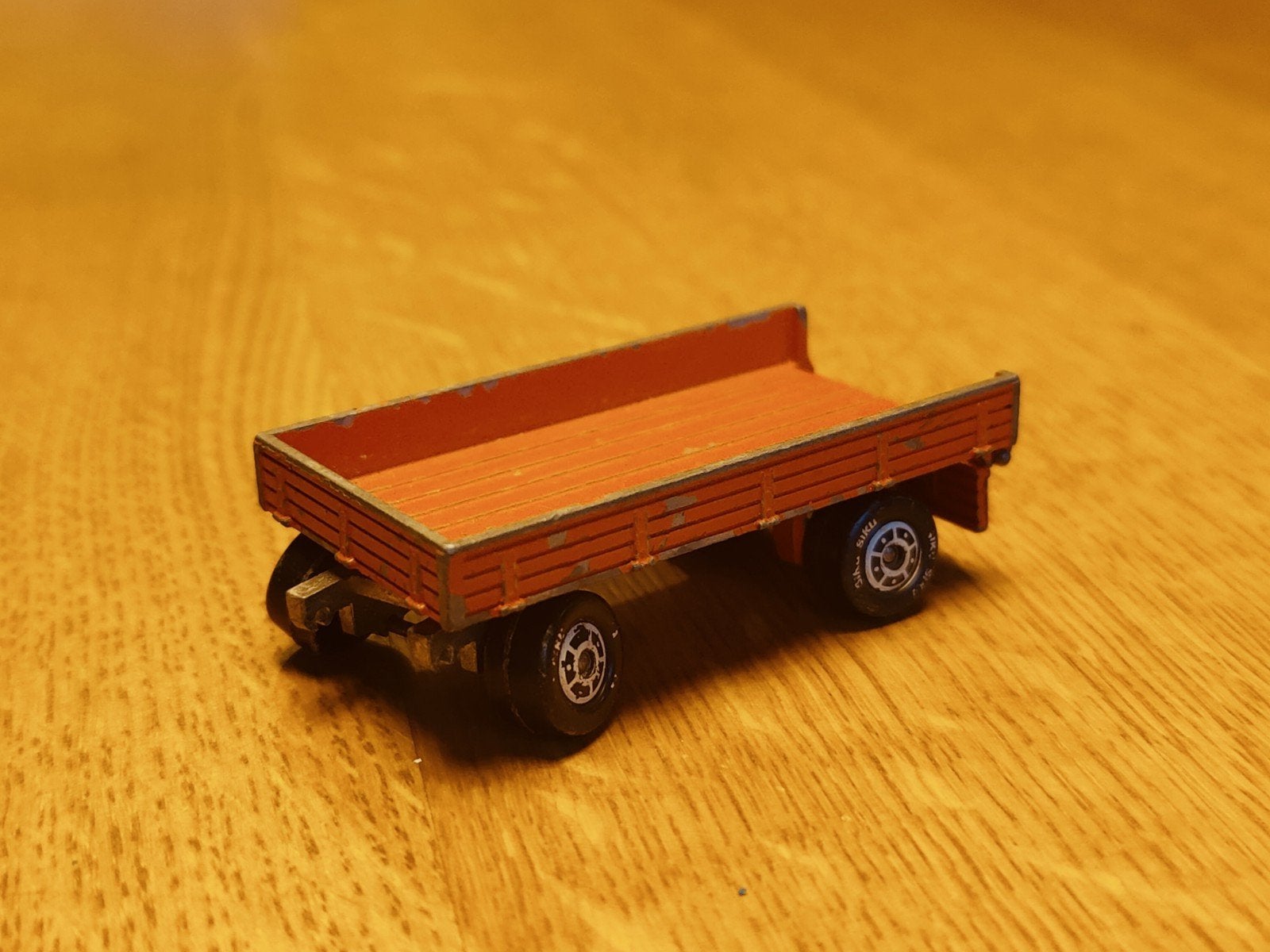 Siku LKW Aanhanger ORANJE, Ophalen of Verzenden, Zo goed als nieuw, Bus of Vrachtwagen