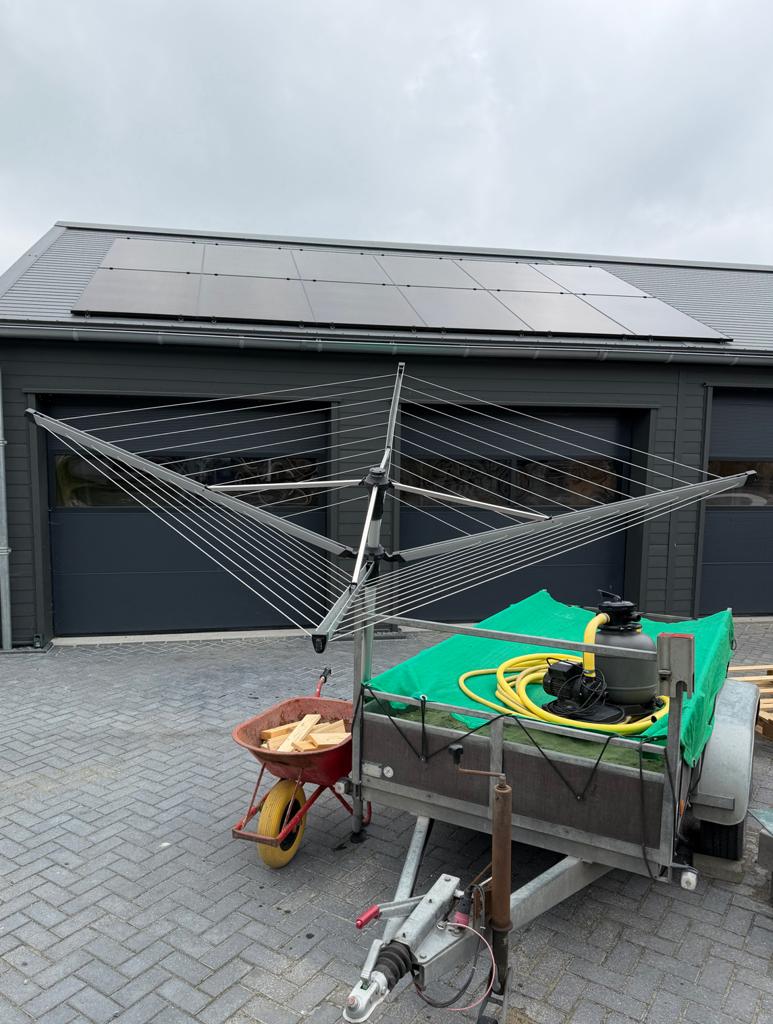 Brabantia droogmolen met grondanker - Zeer goede staat, Ophalen, Zo goed als nieuw, Droogmolen