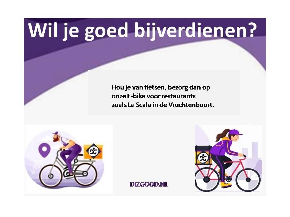 Bezorger tussen 16 en19 jaar gezocht, Starter, Overige vormen, Overige niveaus, Geschikt als bijbaan