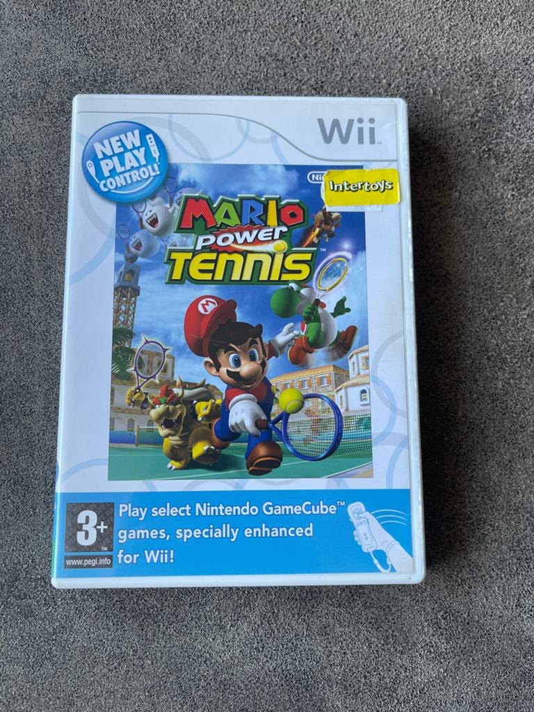 Mario Power Tennis Wii - Nieuwstaat, Inclusief Boekje, Spelcomputers en Games, Games | Nintendo Wii, Eén computer, Ophalen of Verzenden