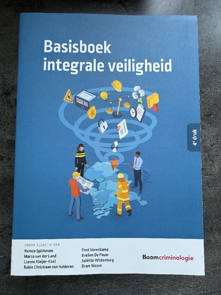 NIEUW – Basisboek integrale veiligheid – 4e druk – HBO IVK, Boeken, Ophalen of Verzenden, Gamma, Nieuw, HBO