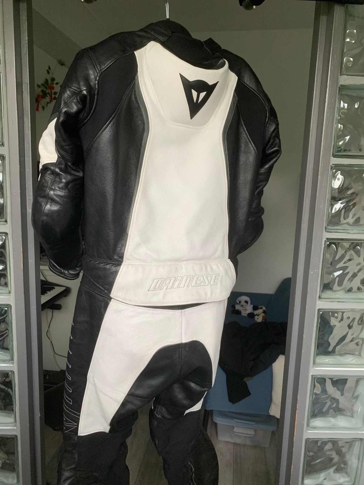 Dainese leren motorpak jas en broek 54, Ophalen, Tweedehands, Combipak