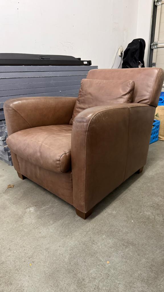 Nette confortabele Linteloo Marconi stoel, Huis en Inrichting, Ophalen, Gebruikt, 75 tot 100 cm, Leer