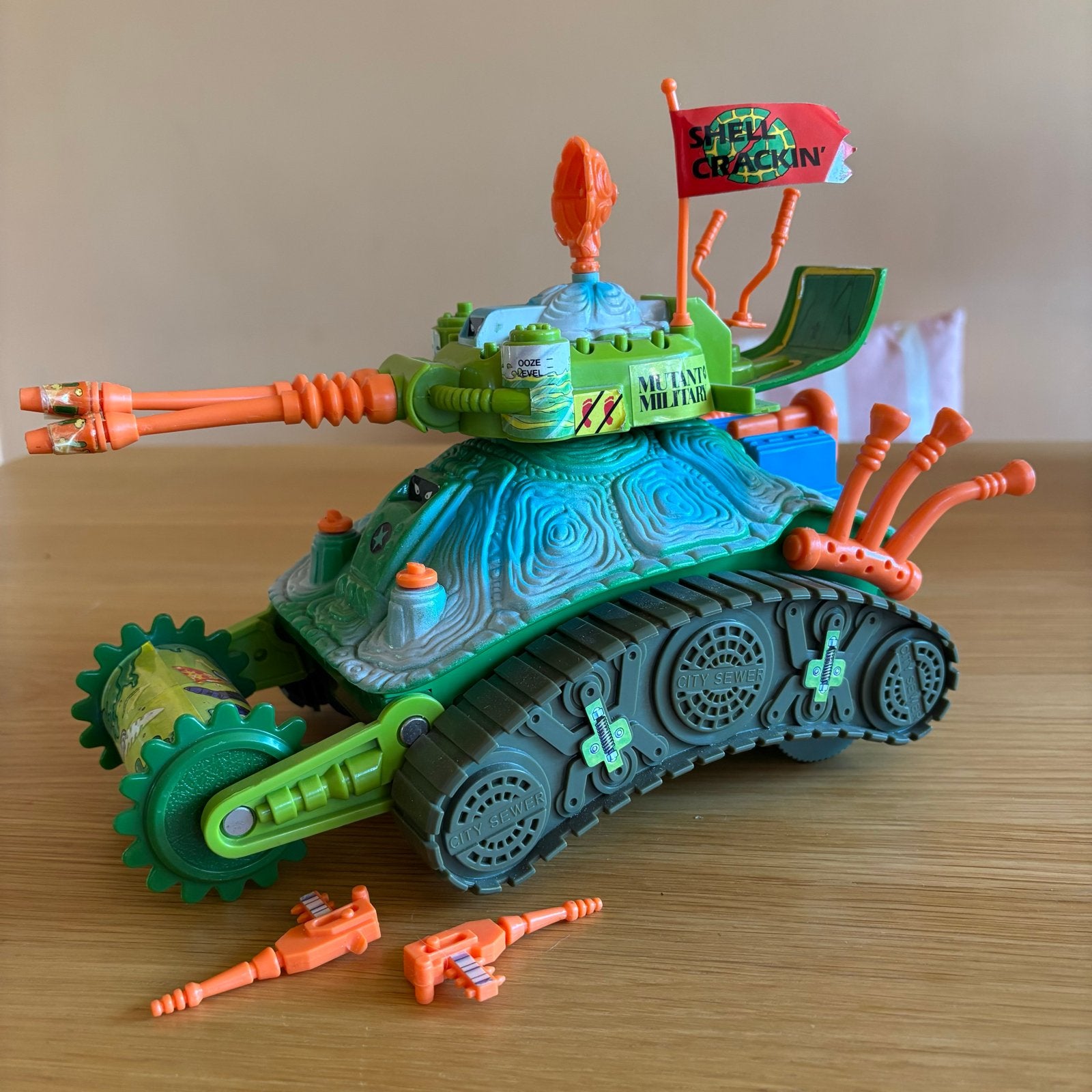 Teenage Mutant Ninja Turtles - Turtle Tank (100% compl), Ophalen of Verzenden, Gebruikt