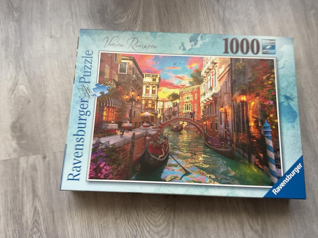 Ravensburger Legpuzzel Venetië Romantiek 1000 stukjes, Ophalen, 500 t/m 1500 stukjes, Zo goed als nieuw, Legpuzzel