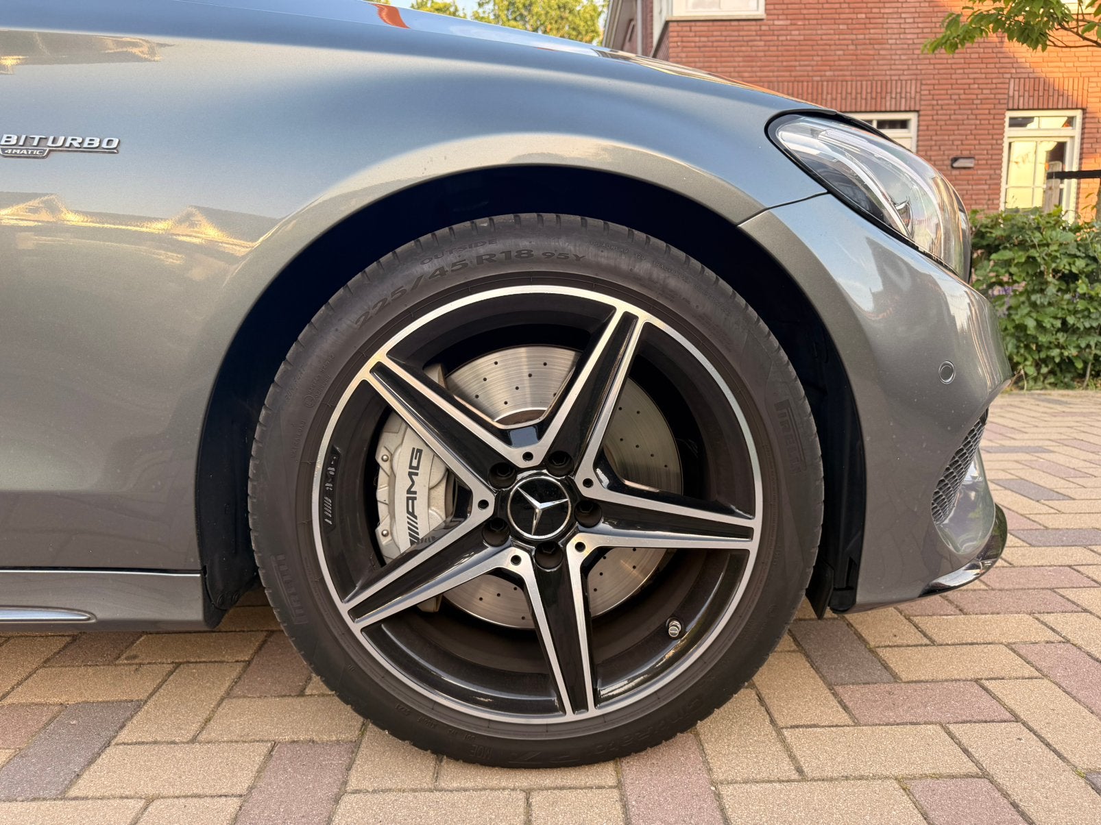 Mercedes  C43 AMG 420PK | Designo | CARPLAY | BURMEISTER, 1800 kg, 2996 cc, Leder, Overige kleuren