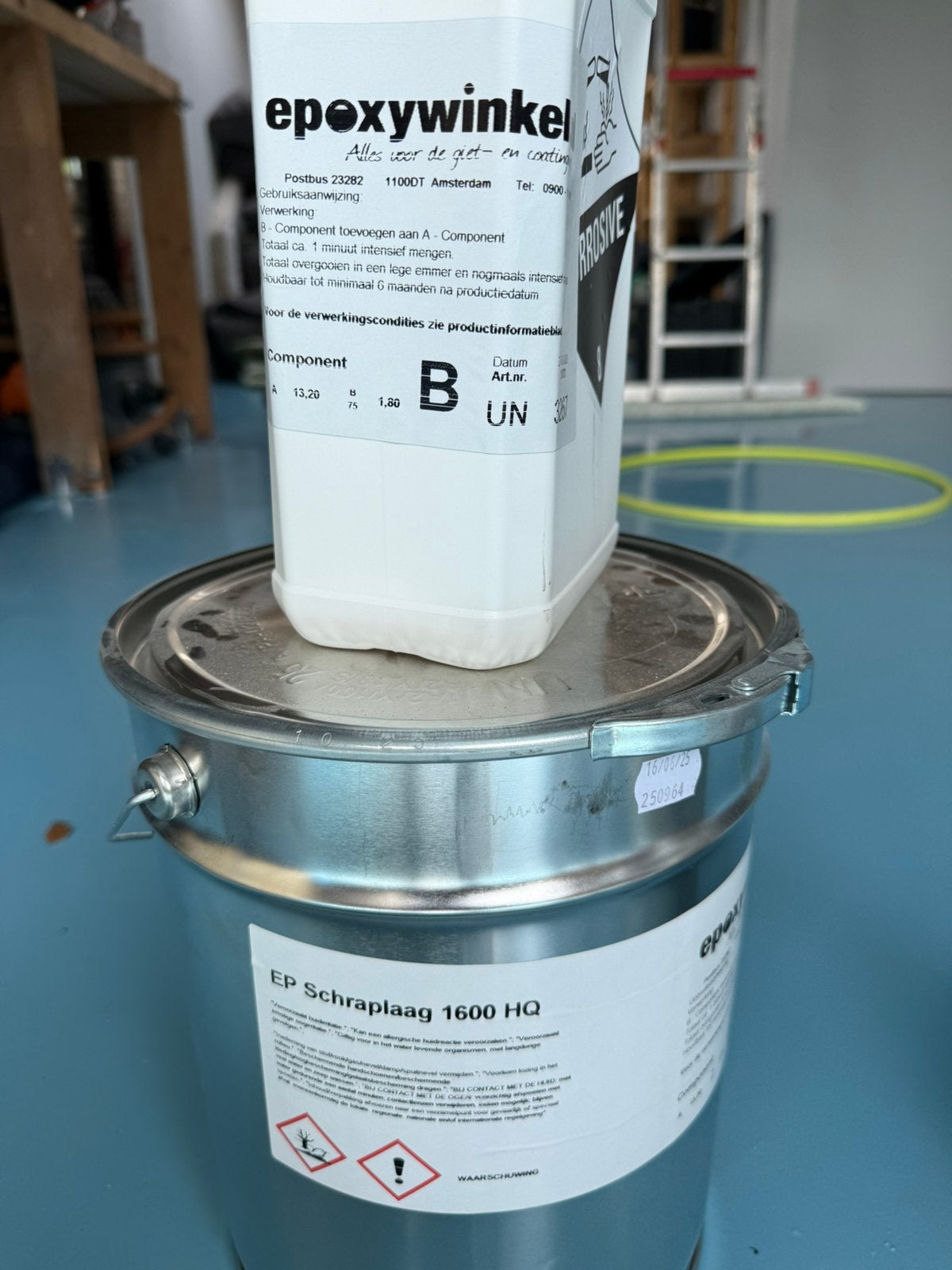 HQ EP schraplaag 1600 Epoxy, Ophalen, Nieuw, Wit