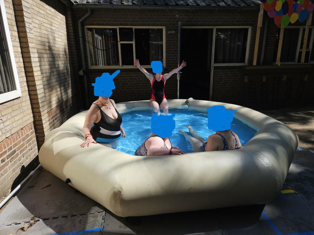 Zwembad Zodiac, Ophalen, Rond, Zo goed als nieuw, Opzetzwembad