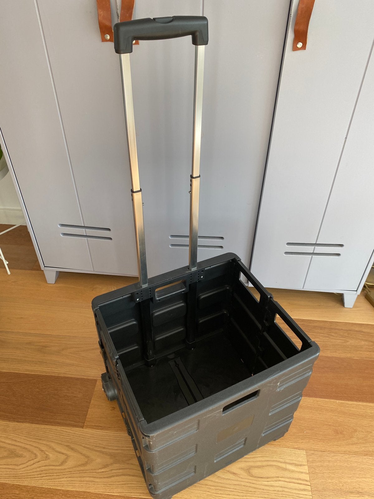 Opvouwbare krat trekstang trolley, Ophalen, Gebruikt, 40 tot 60 cm, Opvouwbaar