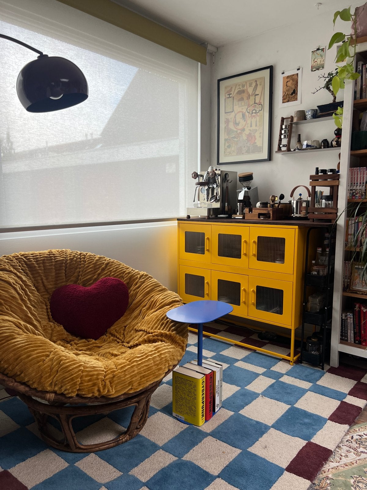Papasan stoel met comfortabel kussen, Ophalen, Gebruikt, Overige kleuren, Riet of Rotan