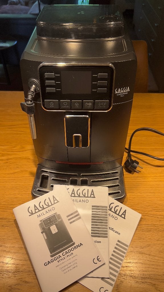Gaggia Cadorna Plus Volautomaat, Ophalen, Gebruikt, Espresso apparaat, 10 kopjes of meer
