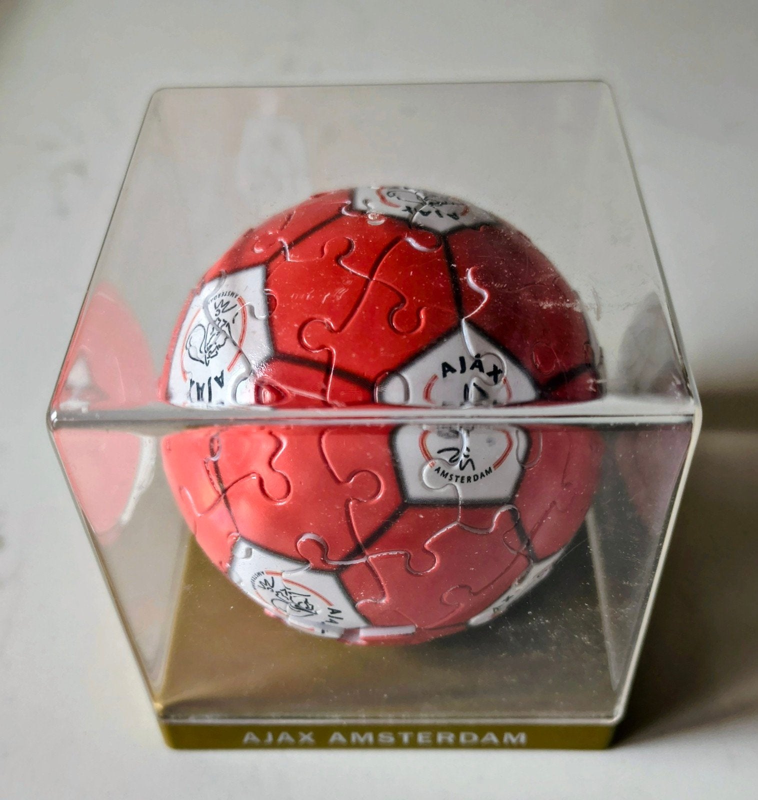 Ajax Amsterdam Voetbal Puzzel - 3D Puzzelbal, Ophalen of Verzenden, Zo goed als nieuw, Ajax, Overige typen