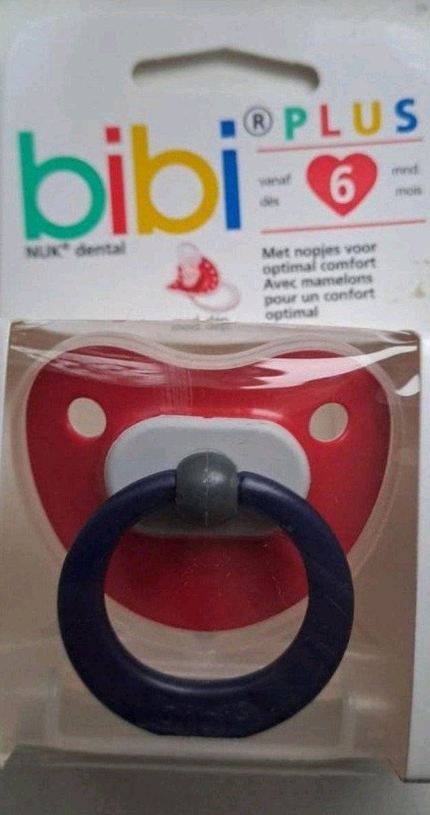 Nieuwe BIBI Plus speen vanaf 6 maanden, Ophalen of Verzenden, Nieuw, Overige typen