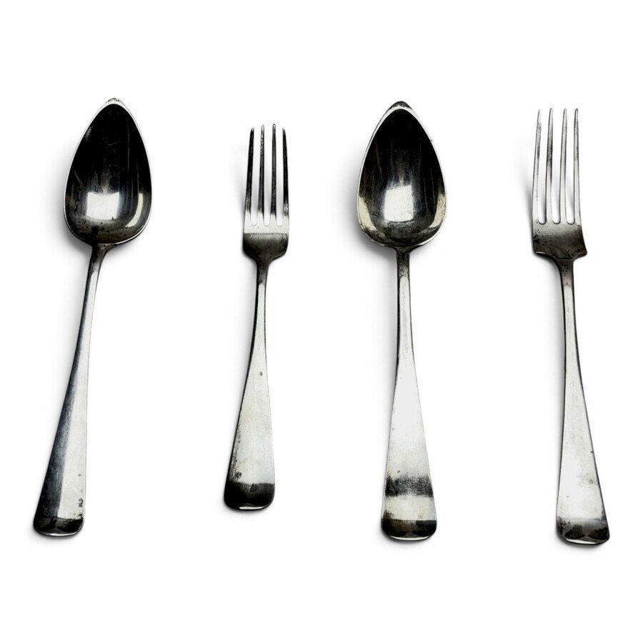 Lotje zilver bestek (4x)