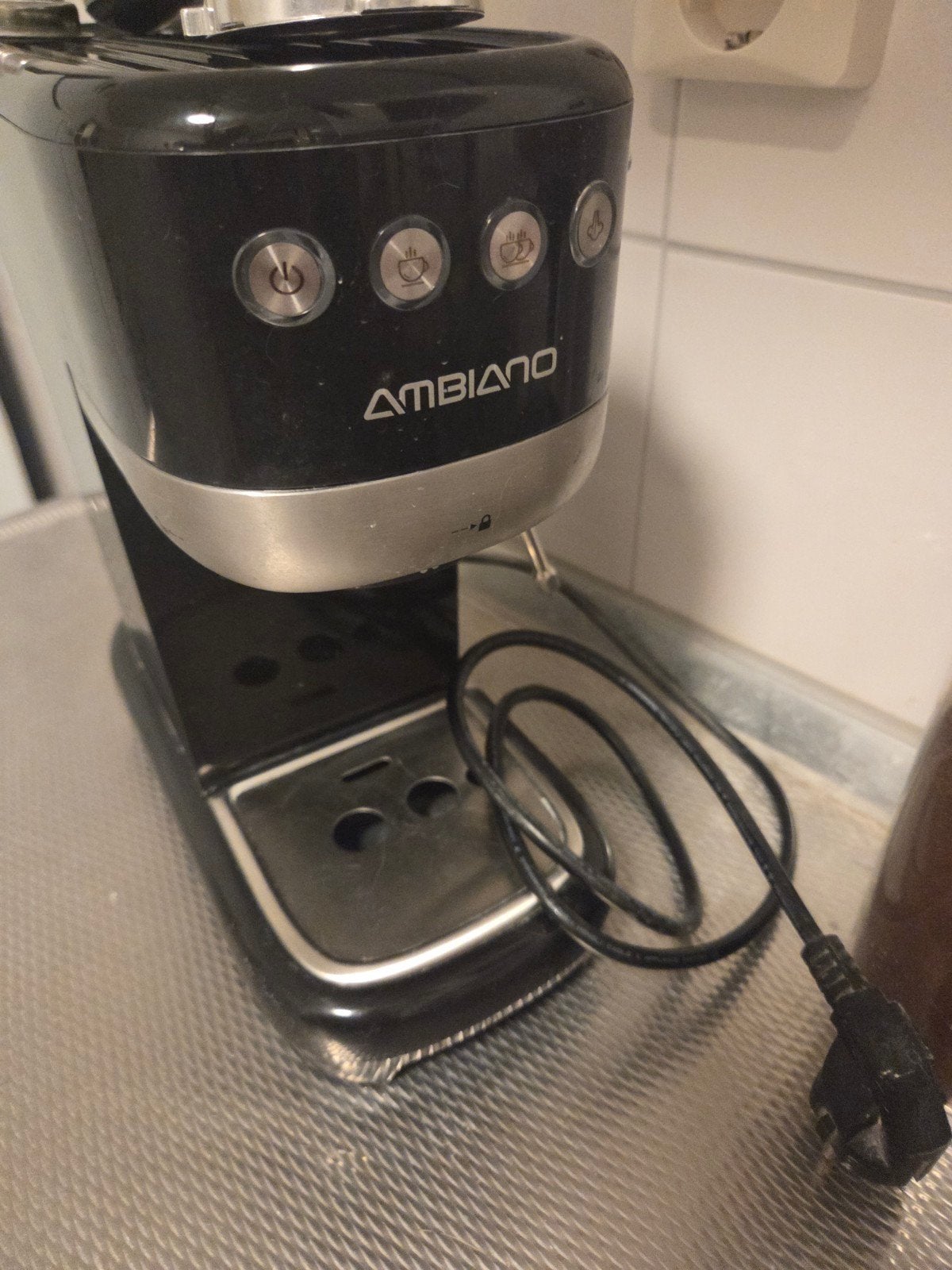 Zo goed als nieuwe Ambiano espressomachine, Ophalen, Zo goed als nieuw, Espresso apparaat, Gemalen koffie