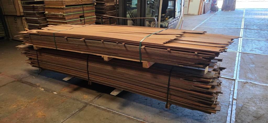 Partij hardhouten planken | 15 x 150 x 3500 mm, Doe-het-zelf en Verbouw, Hout en Planken, Gebruikt, Minder dan 25 mm, Ophalen of Verzenden
