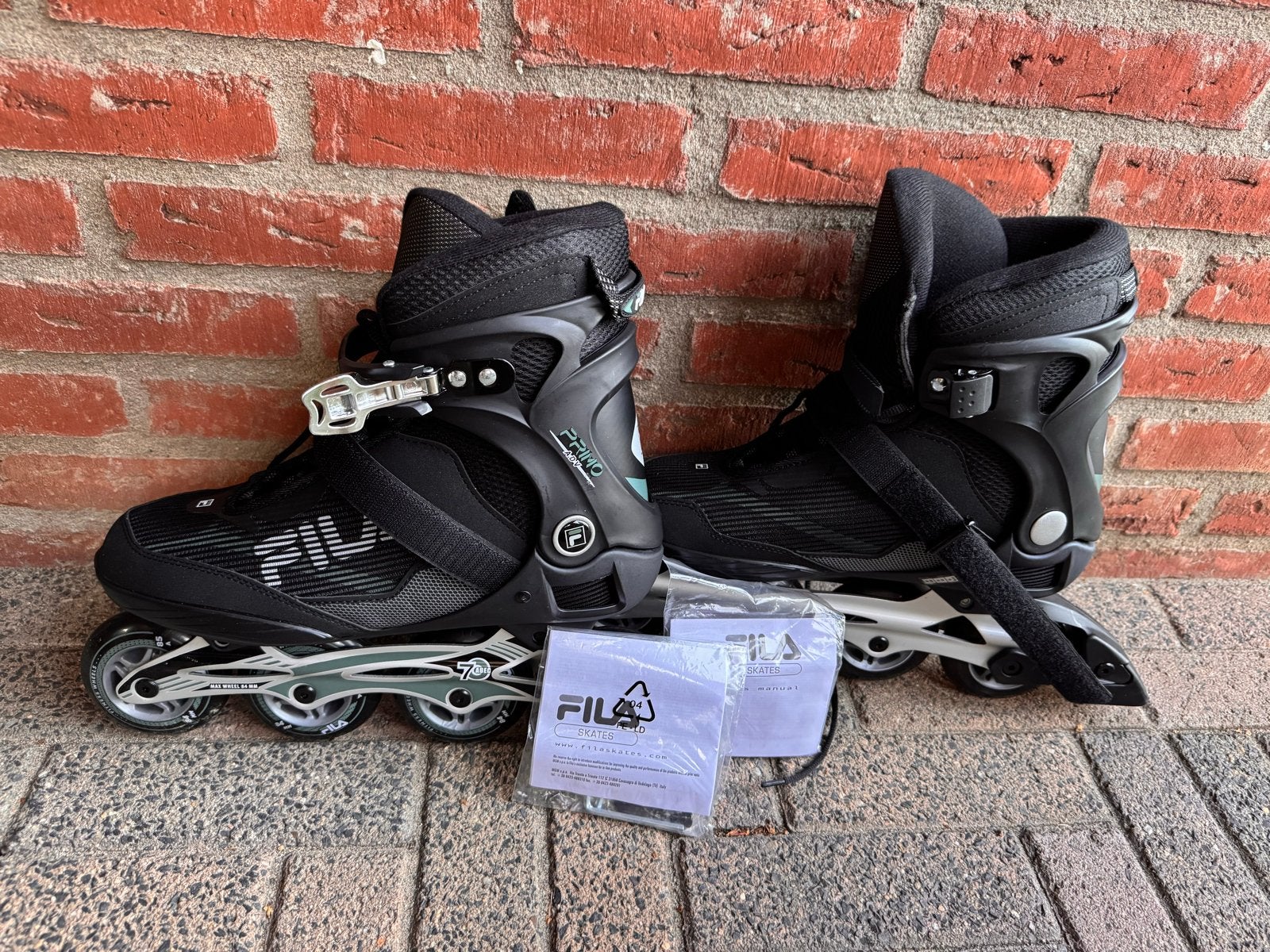 Fila Primo inline skates met bescherming en helm, Ophalen, Zo goed als nieuw, Inline skates 4 wielen