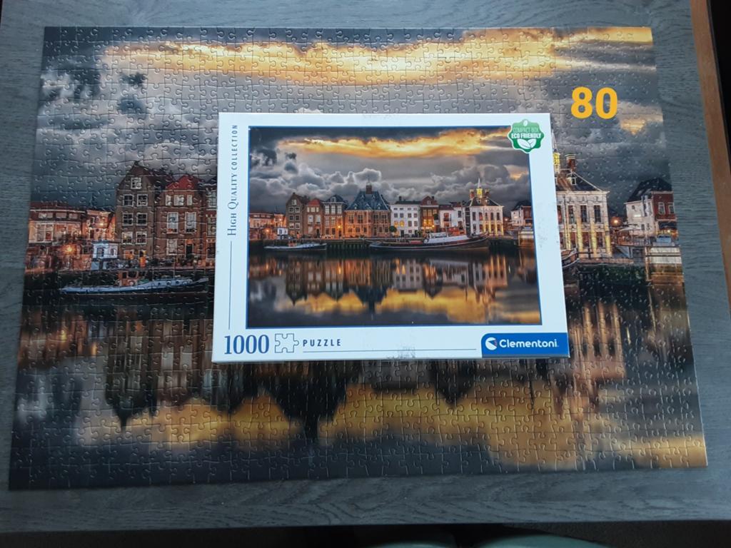 Puzzel 1000 stukjes compleet clementoni high Quality, Ophalen of Verzenden