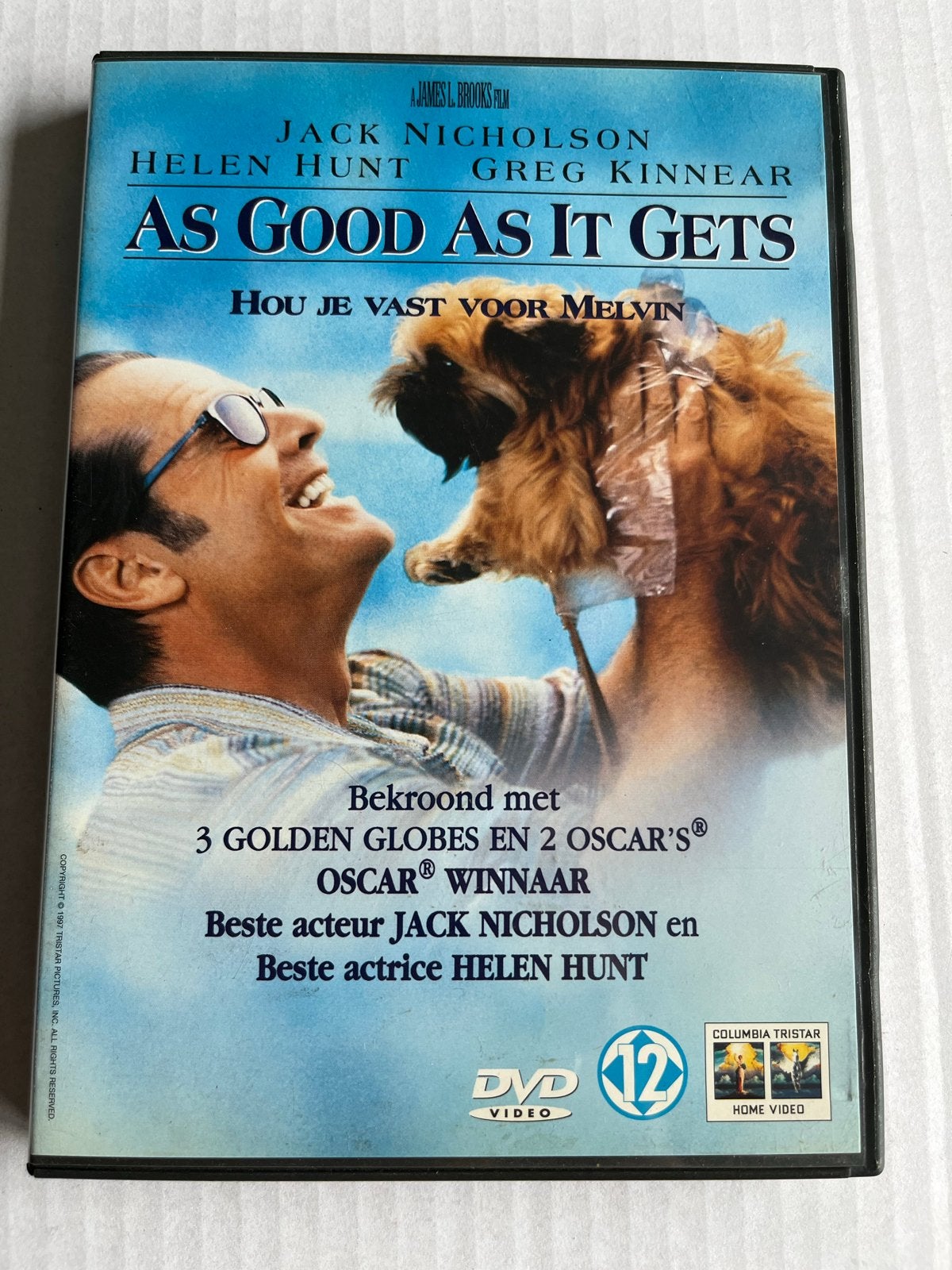 As Good As It Gets DVD - Jack Nicholson, Helen Hunt, Vanaf 12 jaar, Ophalen of Verzenden, Gebruikt, Romantische komedie