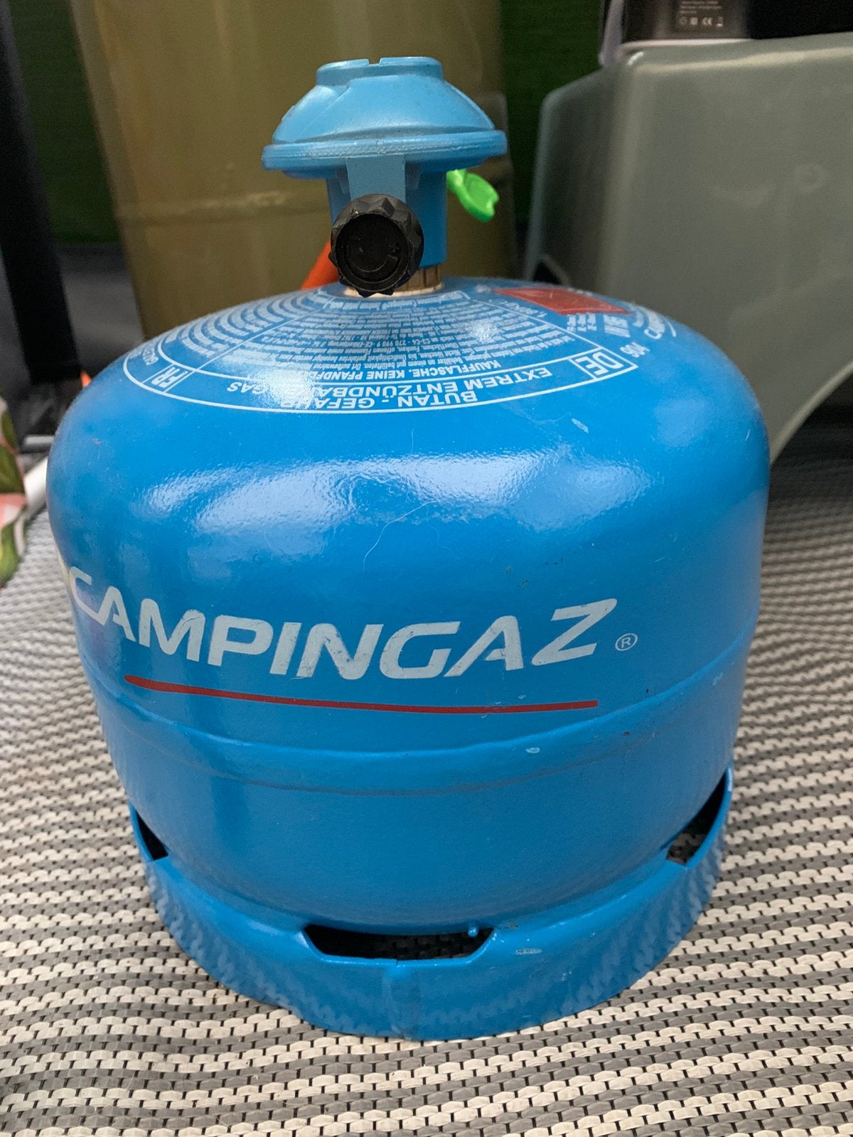 Campinggaz 904 1.8kg ZONDER VULLING, inclusief drukregelaar, Caravans en Kamperen, Ophalen, Gebruikt
