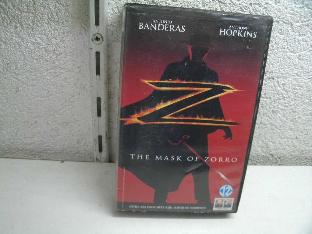 vhs 178b the mask of zorro, Cd's en Dvd's, VHS | Film, Vanaf 16 jaar, Ophalen of Verzenden, Zo goed als nieuw, Actie en Avontuur
