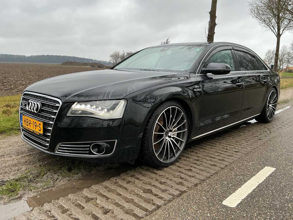 2011 Audi A8 6.3 W12 quattro Lang Personenauto, Auto's, Audi, Automaat, Euro 5, Gebruikt, Bedrijf