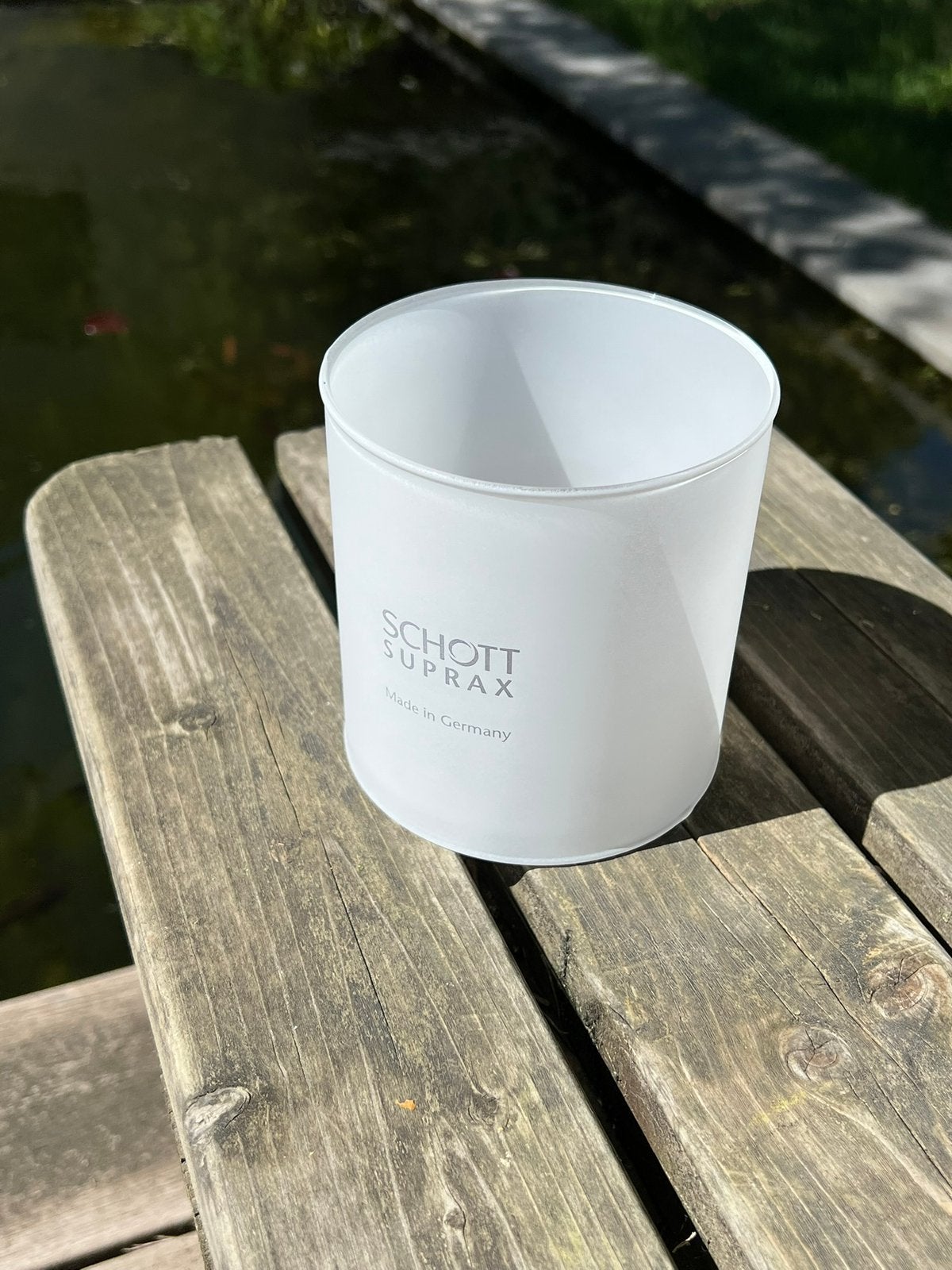 Nieuw schott suprax P074 glas 350/500 CP mat Petromax, Antiek en Kunst, Ophalen of Verzenden