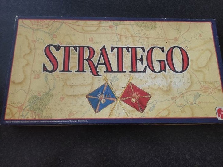 Stratego bordspel - Strategisch klassiek spel, Een of twee spelers, Ophalen of Verzenden, Gebruikt