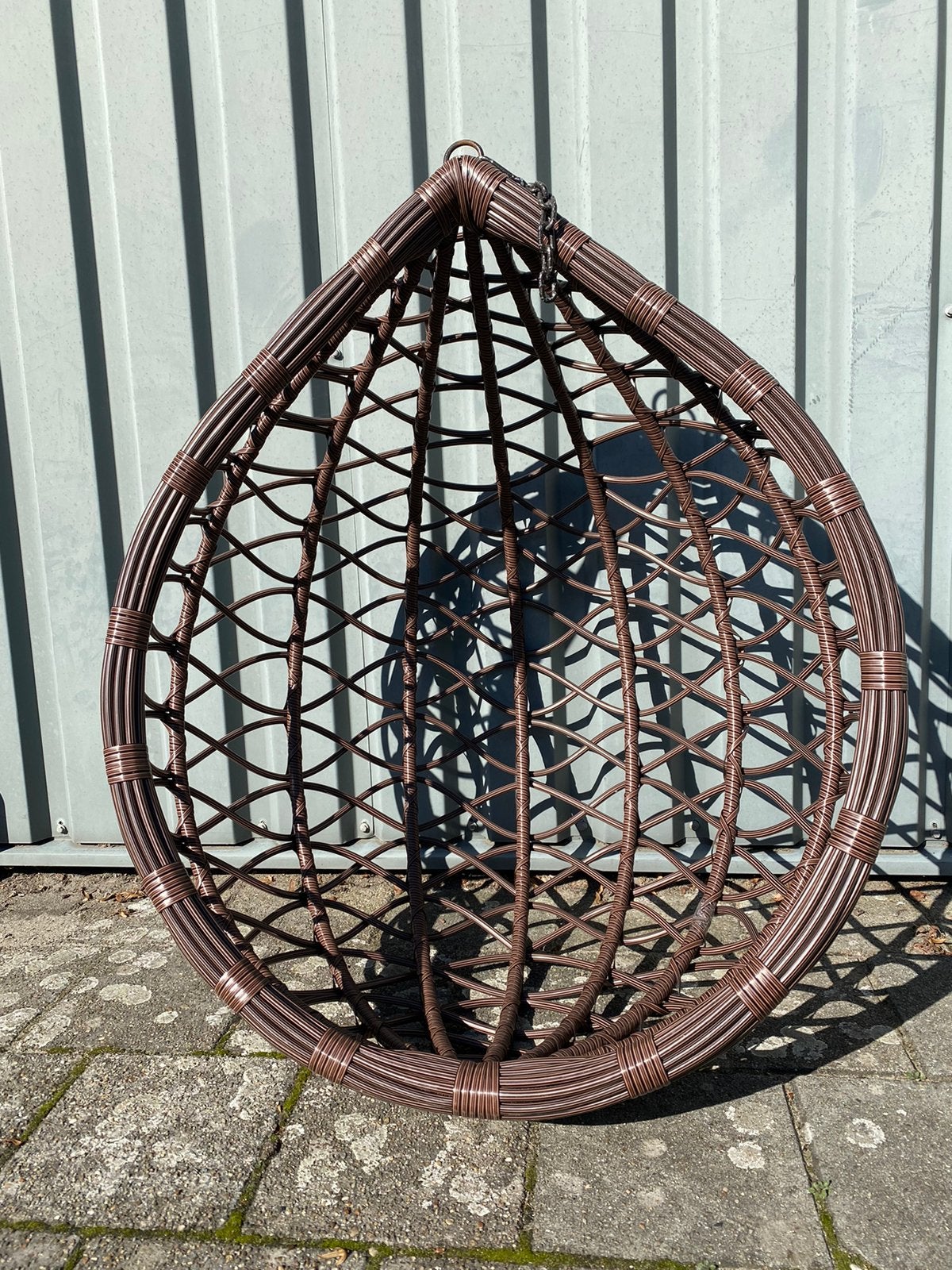 Hangstoel bruin, Kunststof, Hangstoel, Bruin, Ophalen of Verzenden