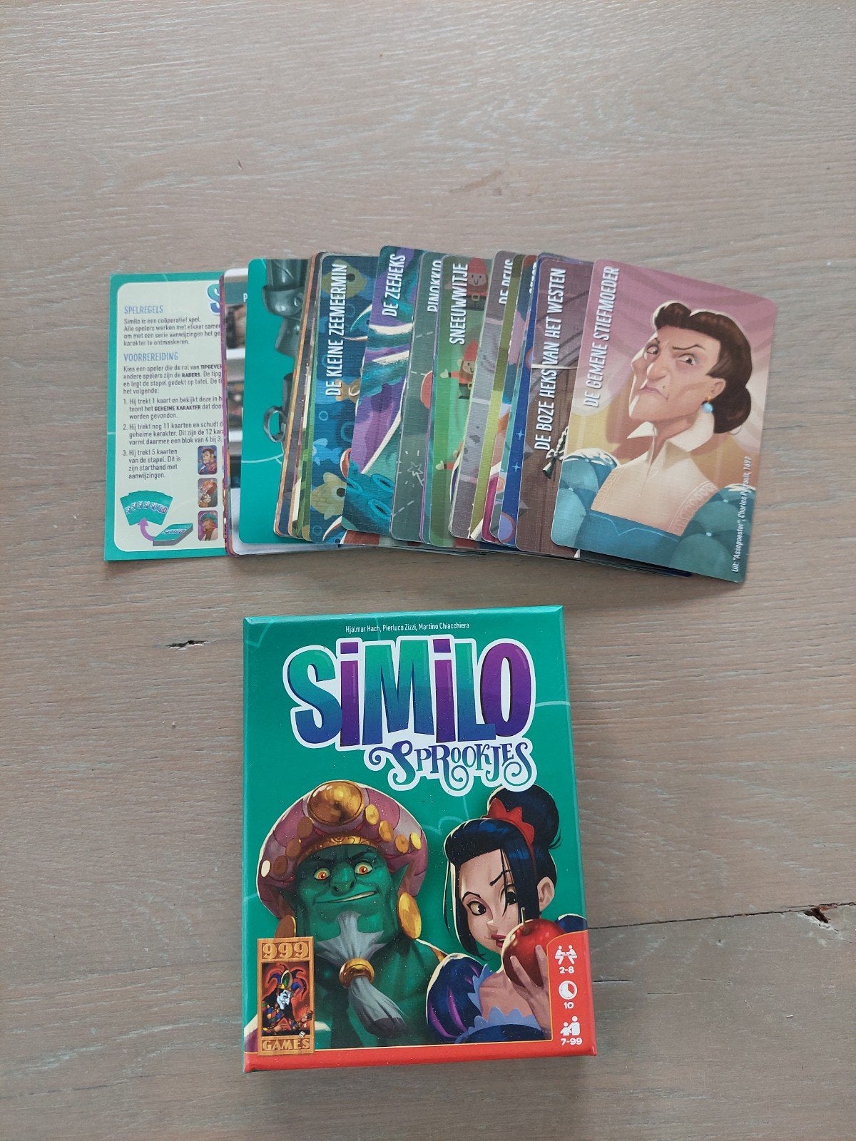 Similo Sprookjes - Zo goed als nieuw kaartspel, Een of twee spelers, Ophalen of Verzenden, Zo goed als nieuw, 999 Games