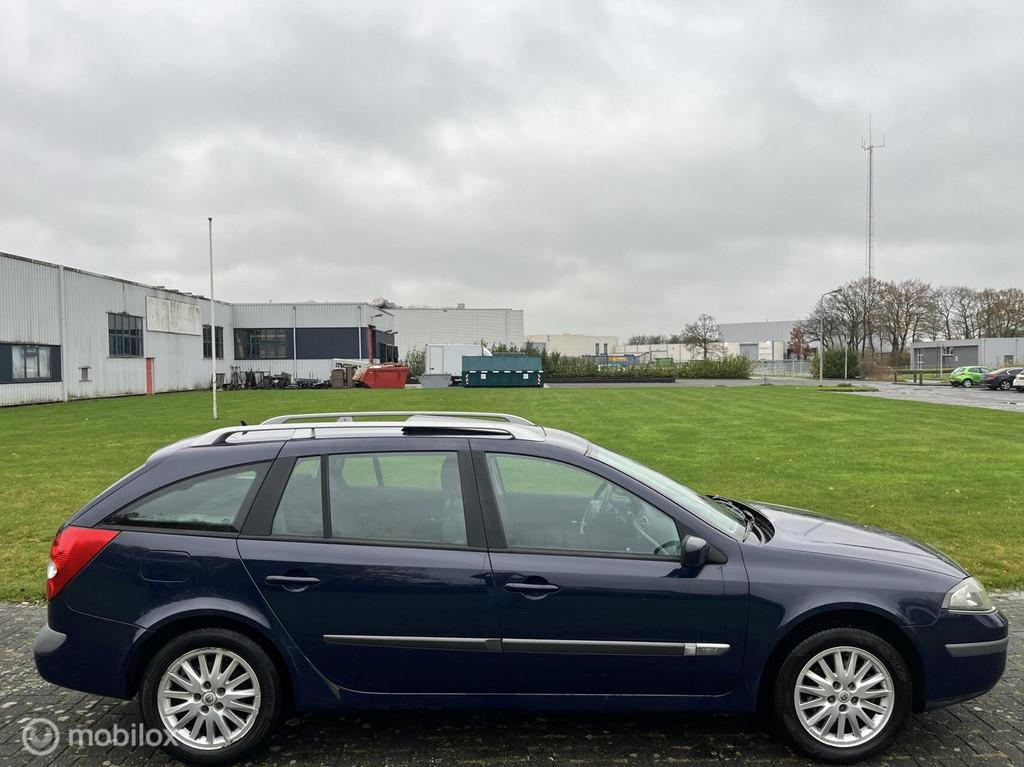 Renault Laguna Grand Tour 1.6-16V Business / Cruise / Schuif, Laguna, Stof, 4 cilinders, Blauw
