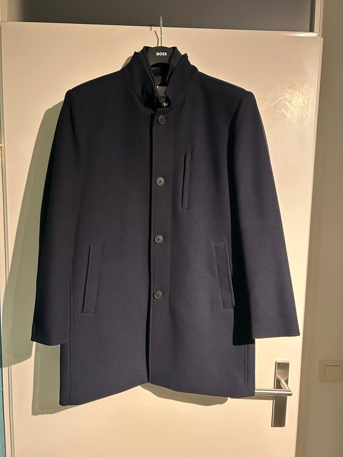 Stijlvolle Roy Robson manteljas  - Zo goed als nieuw, Kleding | Heren, Verzenden, Zo goed als nieuw, Maat 52/54 (L), Blauw