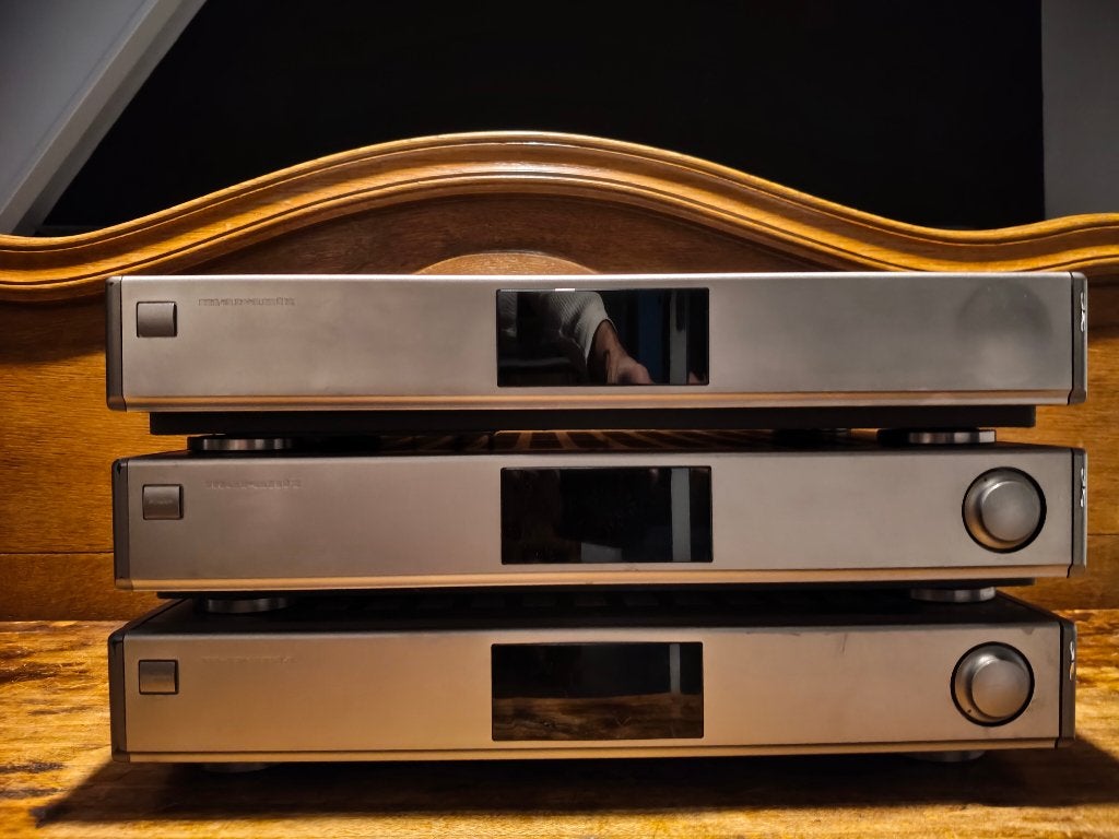 Vintage surround hifiset van Marantz met radio en cd speler, Ophalen, Gebruikt, Marantz