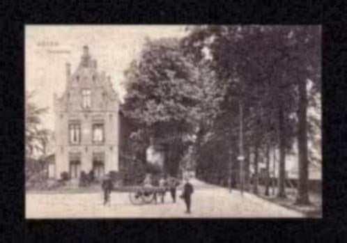 Assen Paralelstraat Straatbeeld Handkar Fietser., Ophalen of Verzenden, Voor 1920, Gelopen, Drenthe