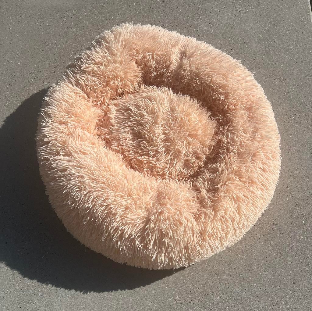 crèmekleurige hondenmand, donut, Dieren en Toebehoren, Ophalen of Verzenden, Zo goed als nieuw, Overige