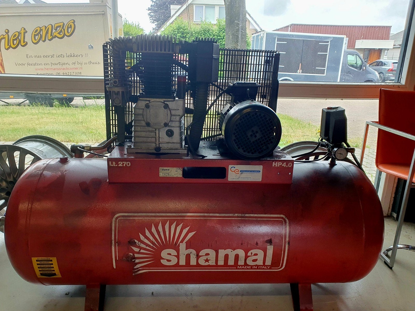 compressor, 100 liter of meer, Ophalen, Gebruikt