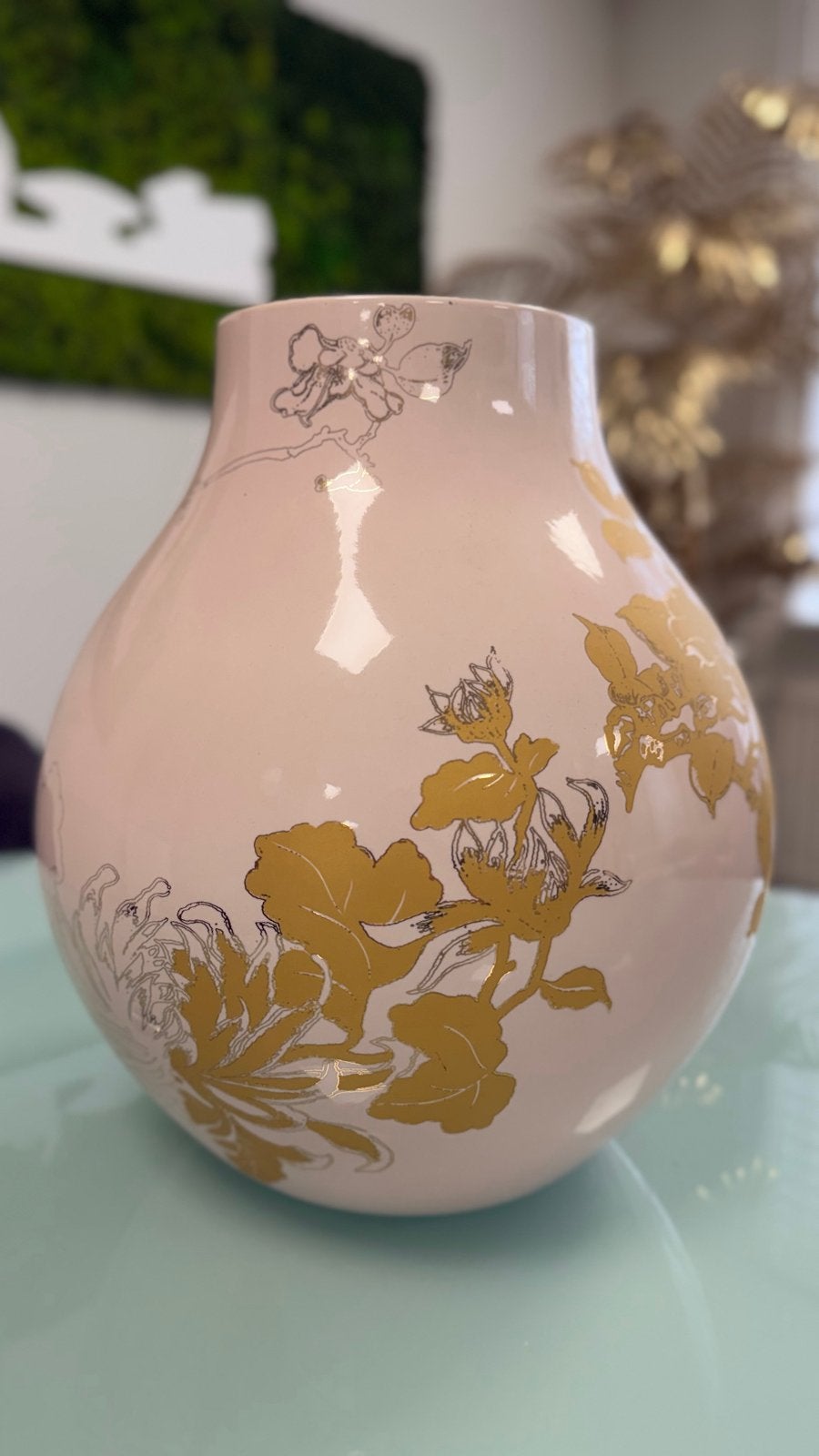 Hella Jongerius IKEA PS Jonsberg vaas roze/goud – 2005, Ophalen