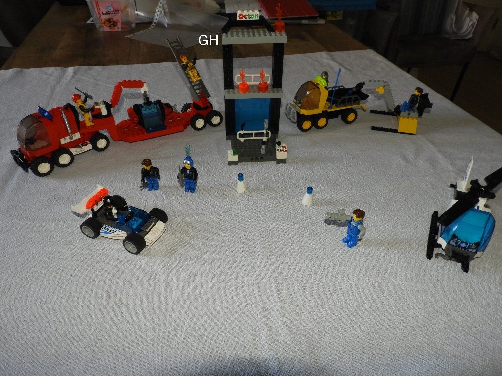 Lego 9305 Rescue Transportation Set, Gebruikt, Overige thema's, Lego, Ophalen of Verzenden