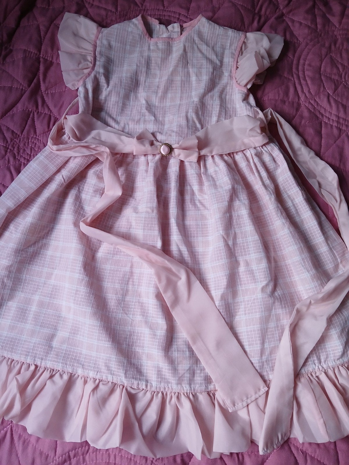 Schattig roze jurkje voor meisjes, maat 110, Ophalen of Verzenden, Gebruikt, Onbekend, Meisje