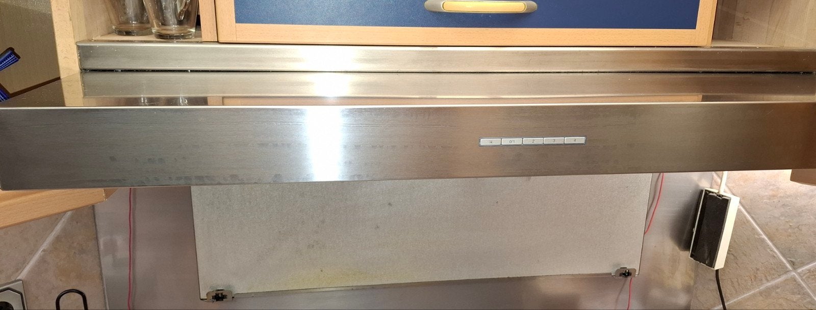 Novy 6510 90cm afzuigkap/ vlakschermkap rvs, Ophalen of Verzenden